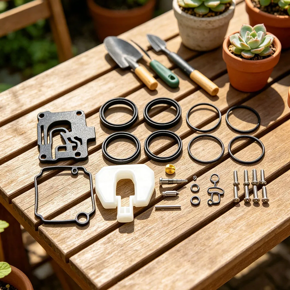 Carburetor Repair Kit Designed for Mariner 50HP 4-Stroke Outboard 2001-2004 Includes All Parts for Full Overhaul