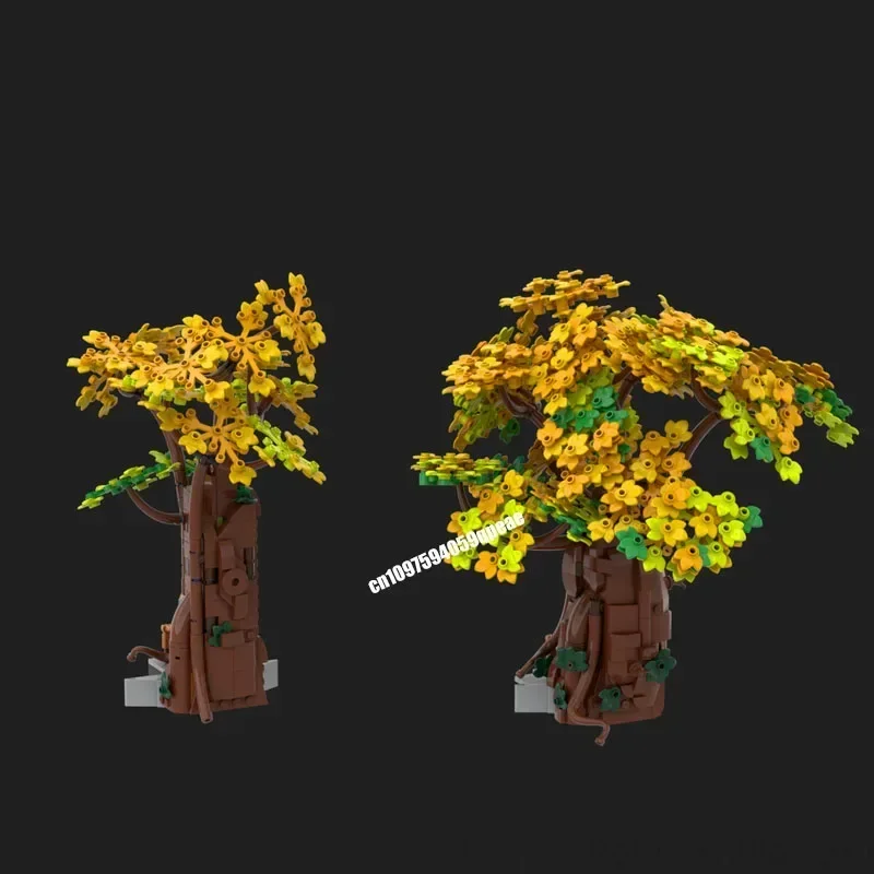 New 958Pcs Famous The Rings Movie Series Moc-216710 Lusher Trees Model Custom Puzzle Diy Creative Ideas Kid Toy Birthday Gifts