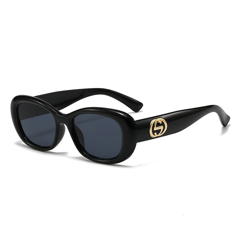 

2025 New Cute Oval Designer Sunglasses Women Men Glamour Brand Luxurious Sun Glasses Stylish Female Shades UV400