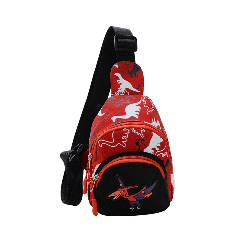 Sac à bandoulière dinosaure pour enfants, sac à main de dessin animé pour bébé, sac de poitrine pour enfants, cadeau d\'anniversaire pour enfants,