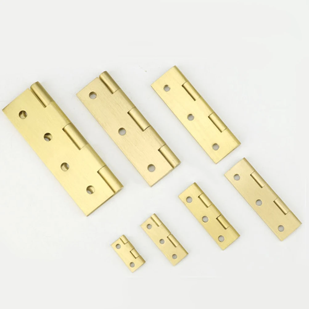 

6 PCS Pure Copper Hinge Bearing Door Hinges for Cabinet Doors Mute Stainless Steel