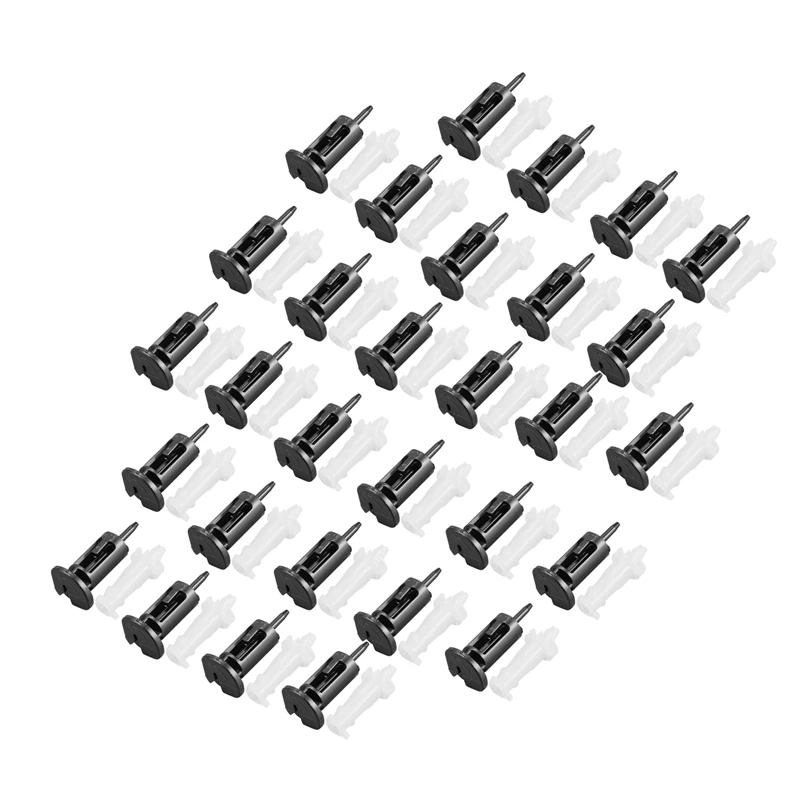 Black Plastic White, Mounting For  CPU Cooler, 60 Pcs