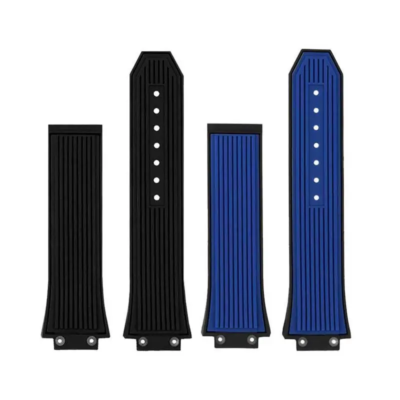 Изысканные силиконовые ремешки с пряжкой из нержавеющей стали для Hublot Yubo серии Big Bang, эластичный водонепроницаемый ремешок 27 X17 мм