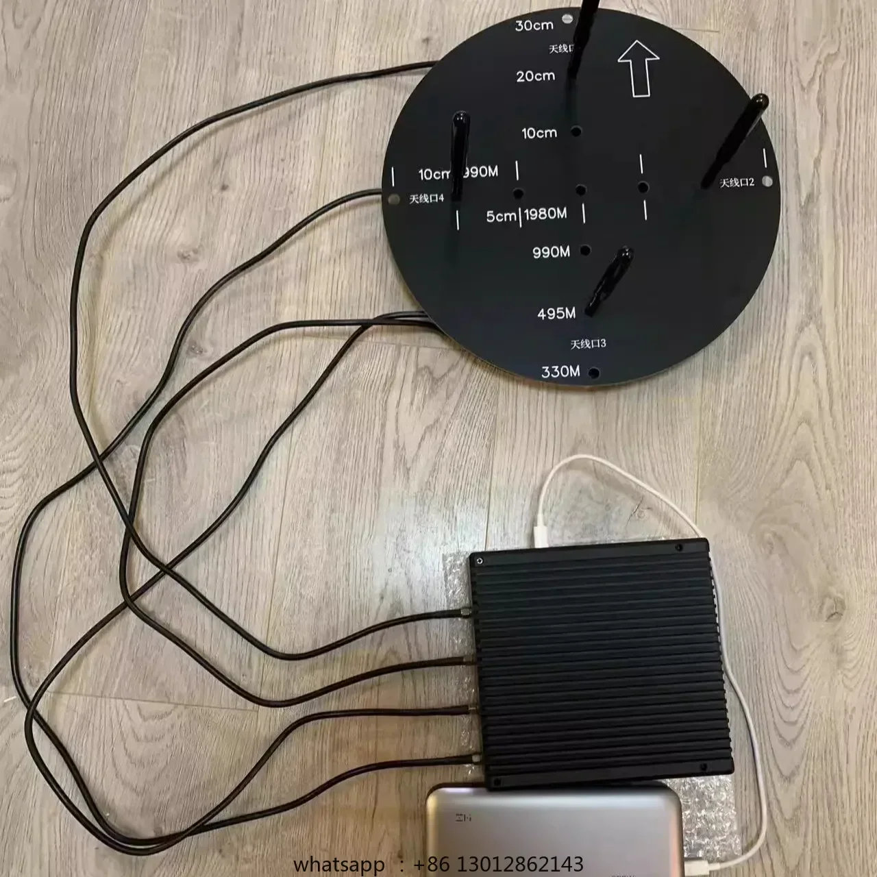 Radio compass, domestic alternative KrakenSDR Chinese interface, automatic calibration, polar coordinate display