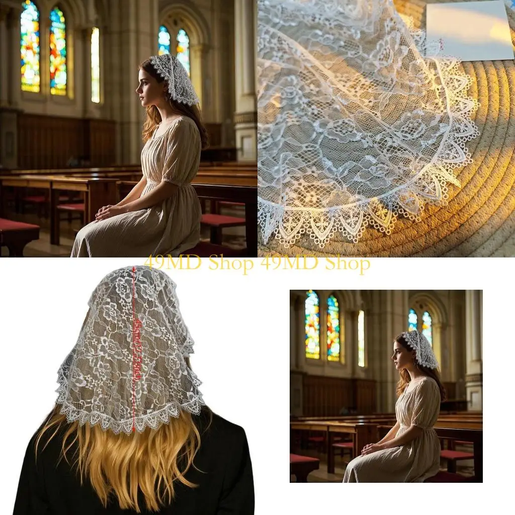 

49MD свадебное кружево мантилью для обложки.