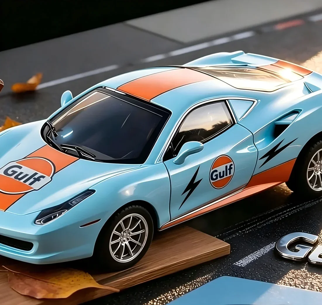 1:36 Metal Race Sedan Alloy Replica Diecast Pull-Back Function Openable Doors Hobby Vehicle High-end Gift Home Decor Ornament
