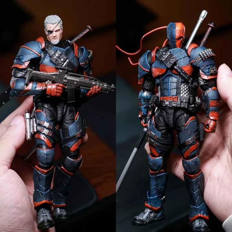 

В наличии Roundfield Culture Dc Batman Arkham Knight Deathstroke, предварительно собранная шарнирная фигурка, коллекция украшений, модель