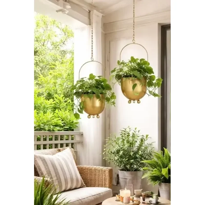for Hanging Plant Pot Planter Macrame Holder Indoor Outdoor Flower Basket Decorative Home Garden