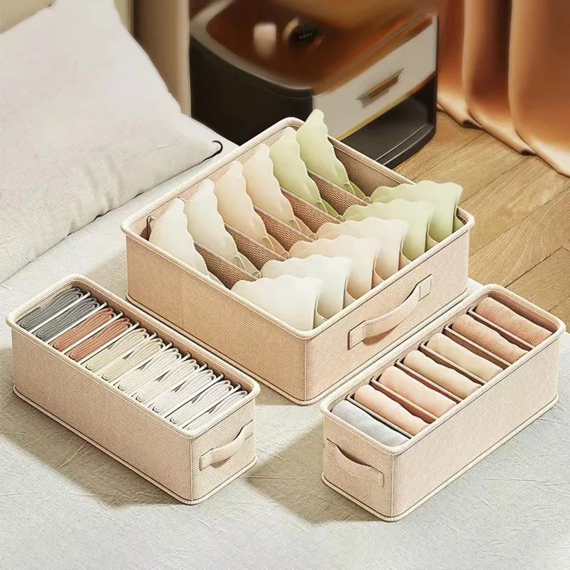 Bedroom Cabinet Drawer Organizer Bra Socks Underwear Organizer Box Closet Clothes Organizer Wardrobe Clothing Storage Organizers