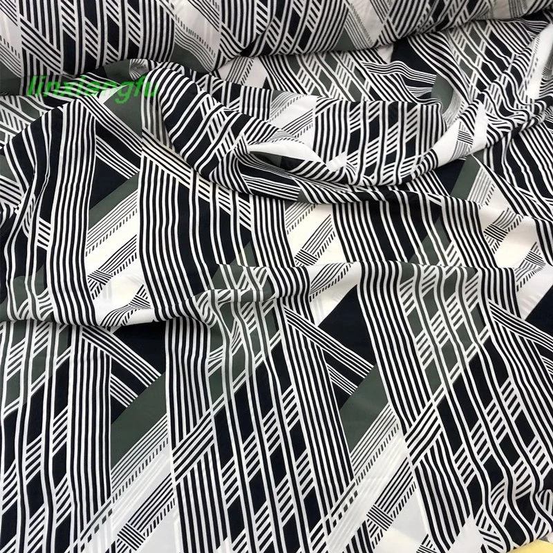 

Ткань с принтом из 100% хлопка и шифона, нежная драпированная ледяная летняя юбка, рубашка, ткань