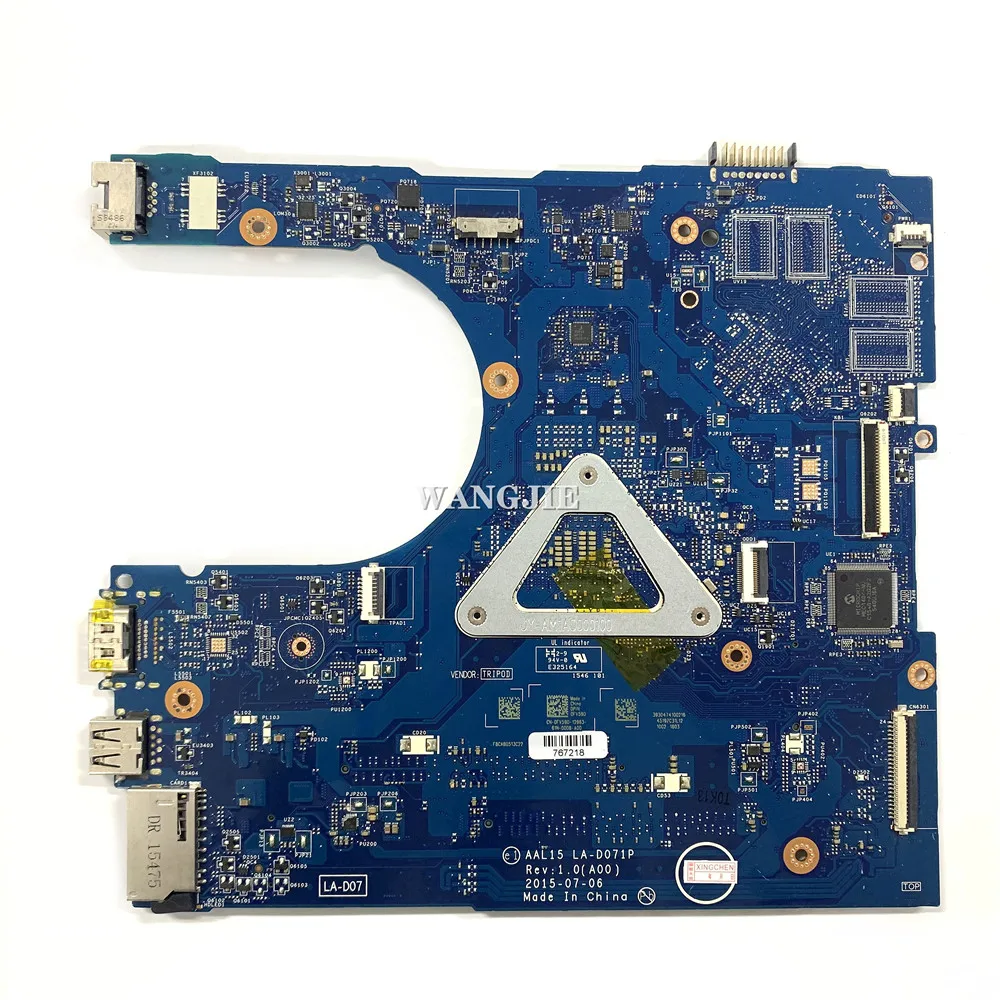 Refurbished CN-0FV59D 0FV59D FV59D LA-D071P For DELL 5559 Laptop Motherboard With SR2EY i5-6200U Processor DDR3L 100% Tested