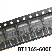 5PCS Brand new BT136S-600E TO-252 SMD Bidirectional Thyristor BT136S 600E