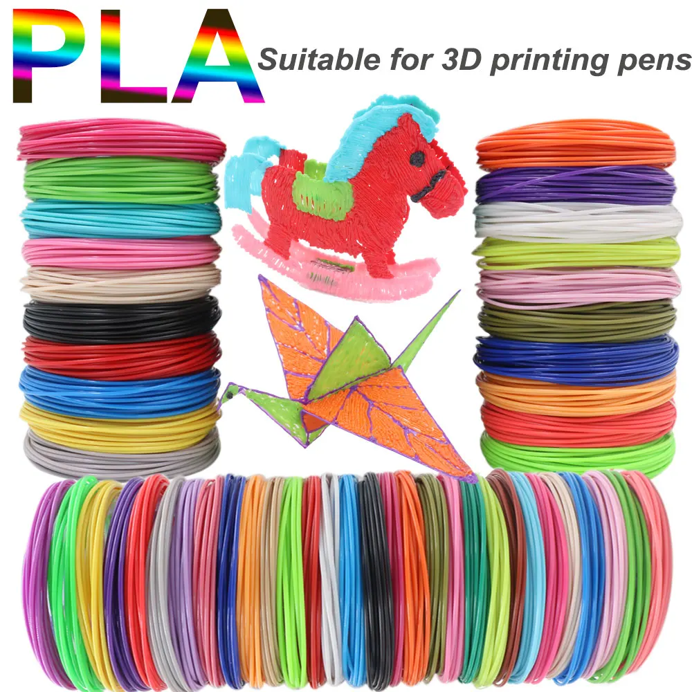 

Colorful PLA Fine Wire is Suitable for Children's 3D Printing Pens, 10/20/30 Colors Available, Safe and Environmentally Friendly
