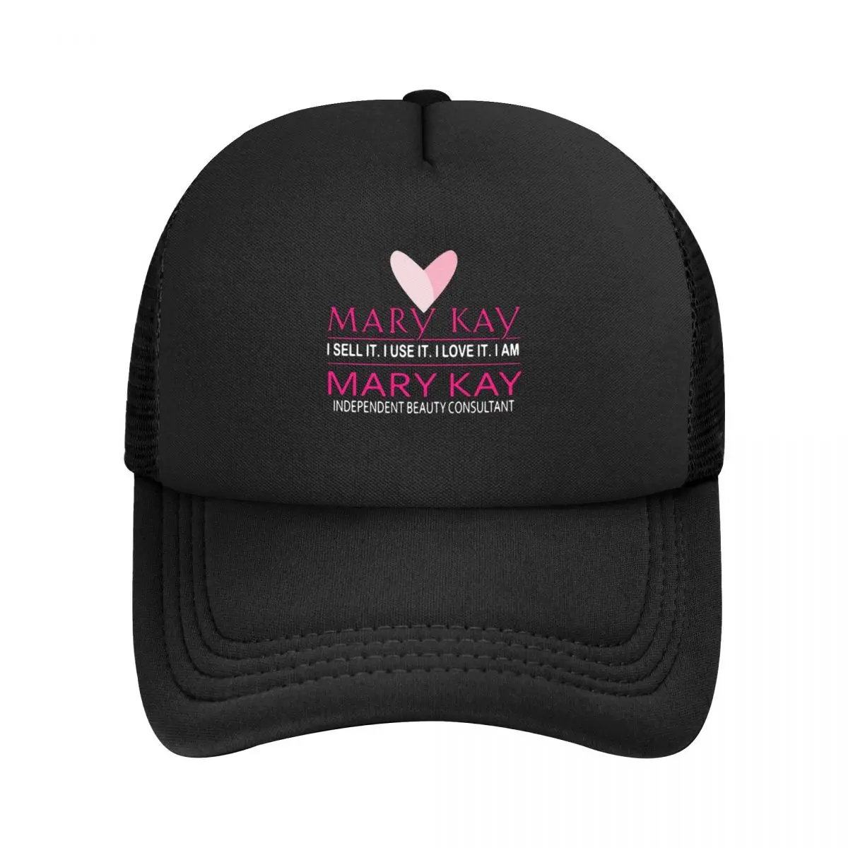 Top Mary Kay I Sell It I Use It I Love It I Am Mary Kay Designer Mesh Baseball Caps Snapback Baseball Hats Casquette Unisex