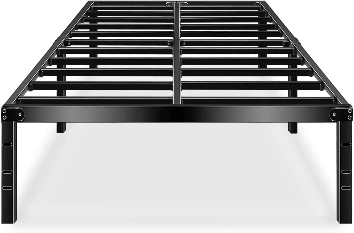 Queen Bed Frame 18 Inch Hoog Bedframe Hoog Geen Boxspring Nodig Met Opslag Metalen Platform Grootte