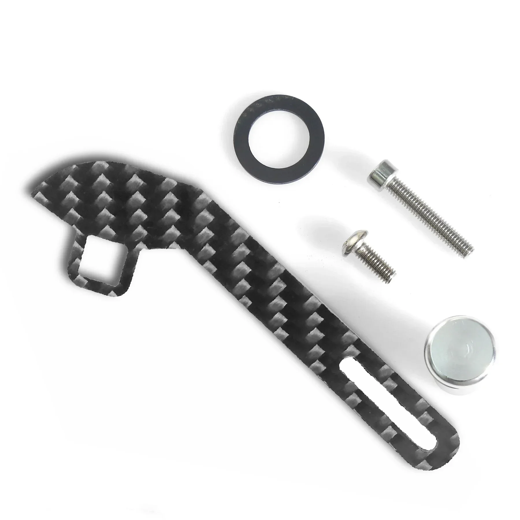 عجلة قيادة معدنية من ألياف الكربون لـ Flysky NB4/NB4 Pro، محول وحدة تحكم الزناد بيد واحدة، محاكاة السباق