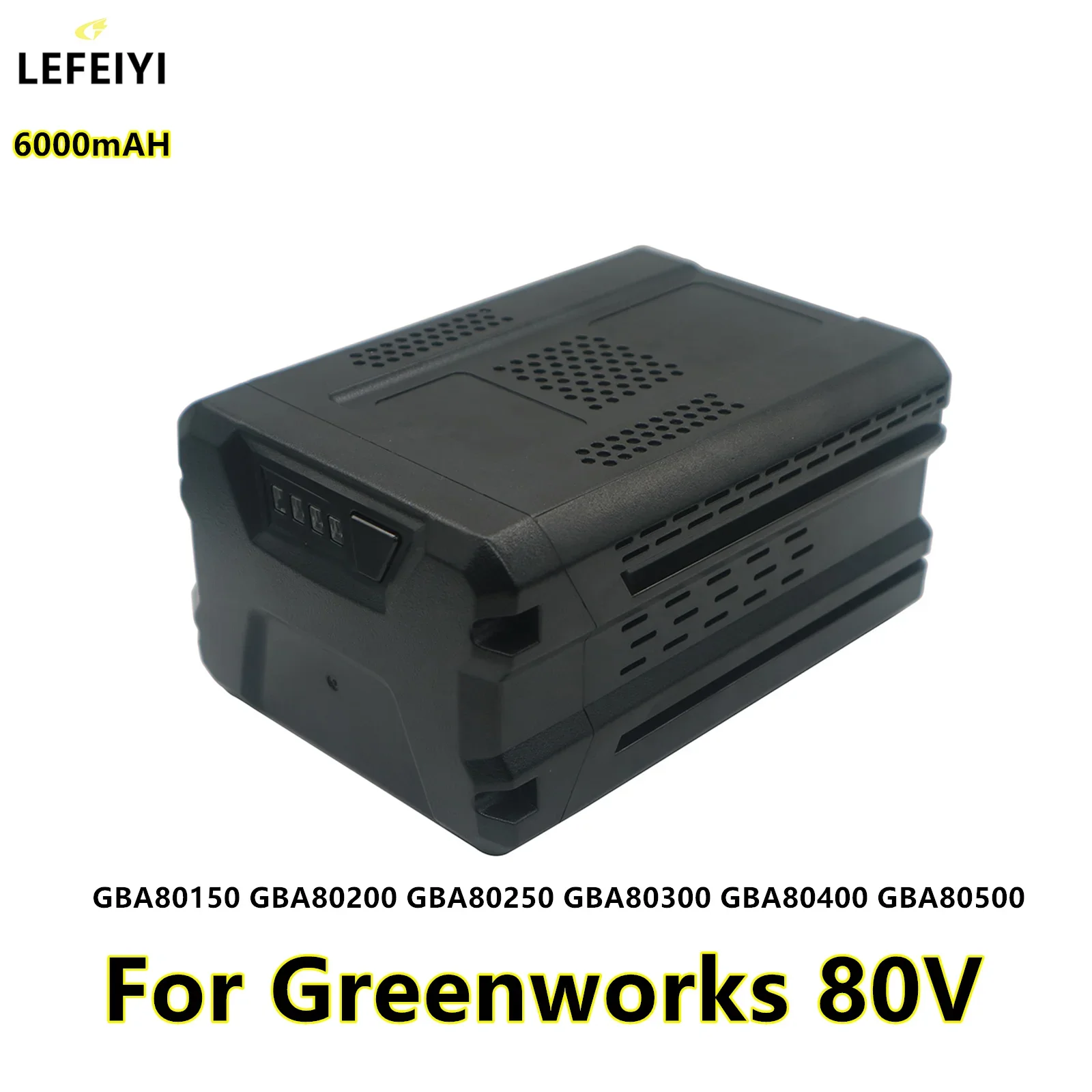 80V 6000mAh Replacement Battery,for Greenworks PRO 80V Li-ion Battery GBA80150 GBA80150 GBA80200 GBA80250 GBA80300 GBA80