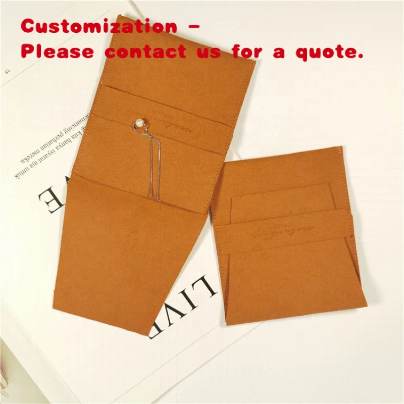 envelope elegante empoeirado 8x8cm envelope bolsa de joias de microfibra com personalizado