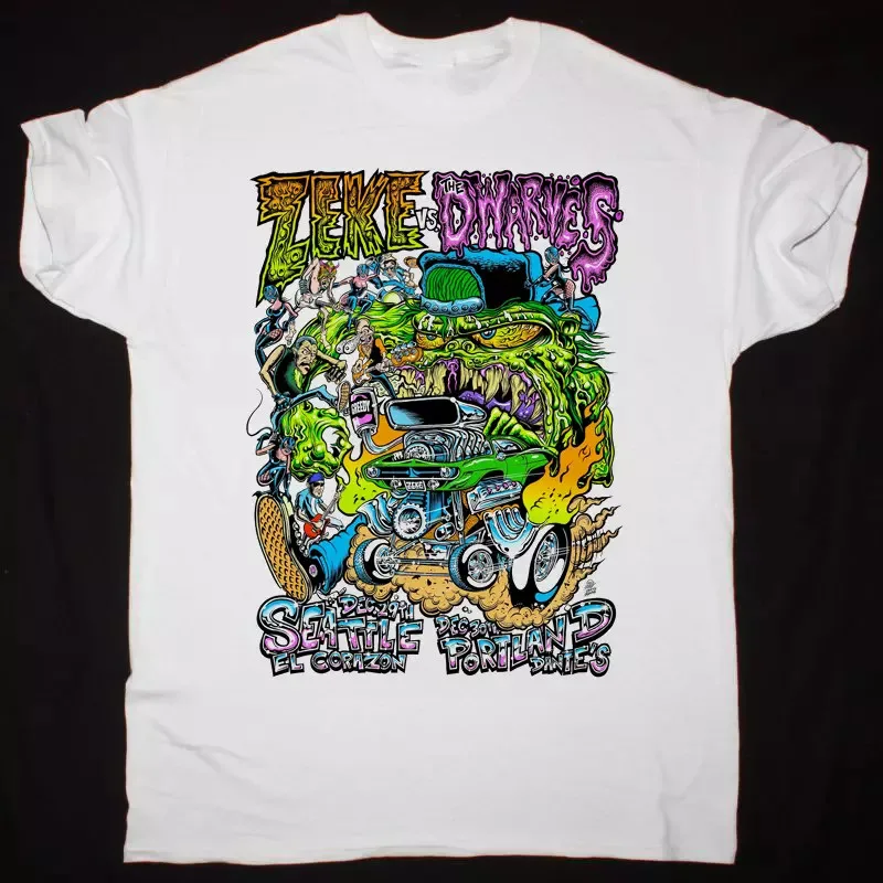 The Dwarves ZEKE Portland Short Sleeve T Shirt Full Size S-5XL