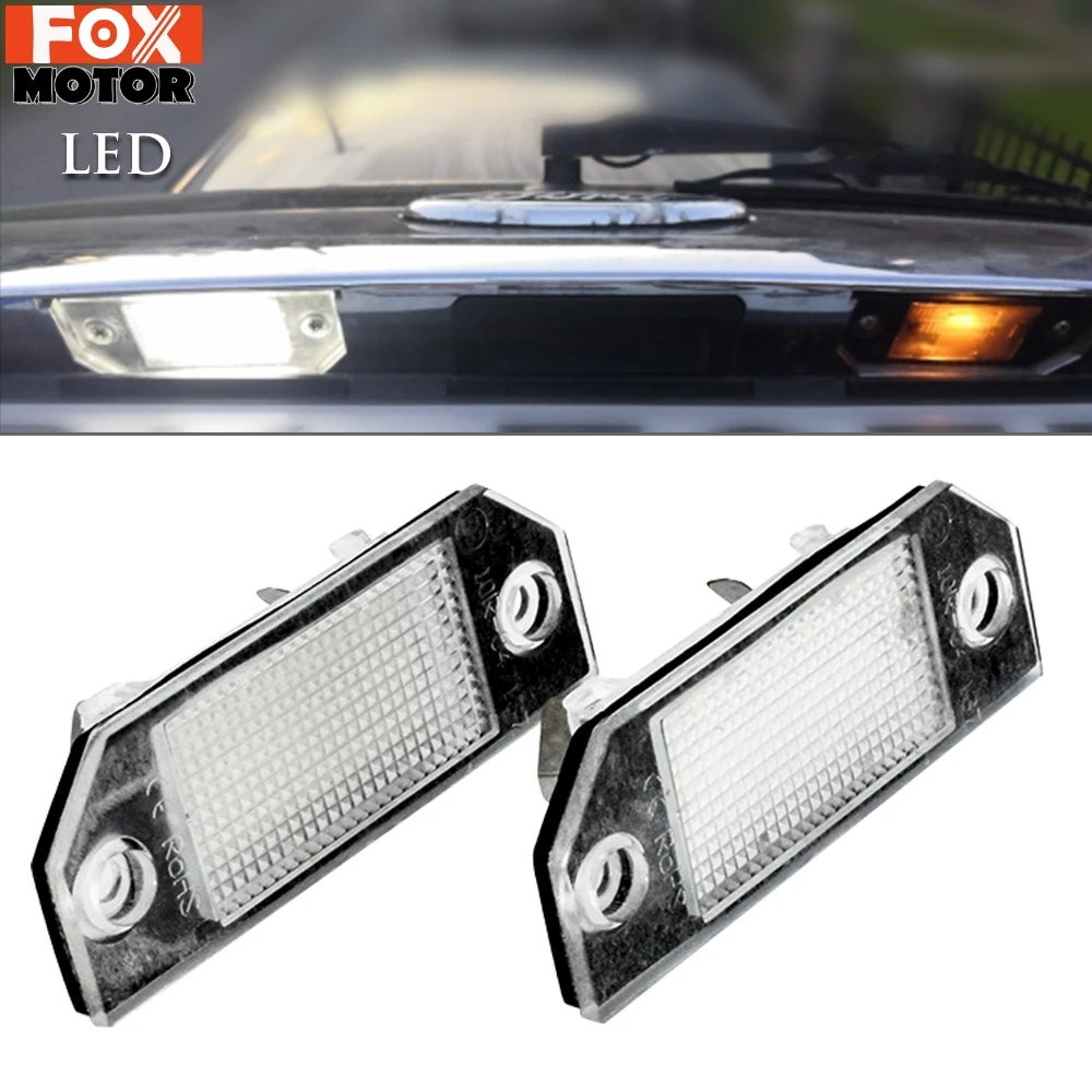 Fit For Ford Focus C-MAX MK2 03 - 08 LED Number License Plate Lights Pure White 6000K