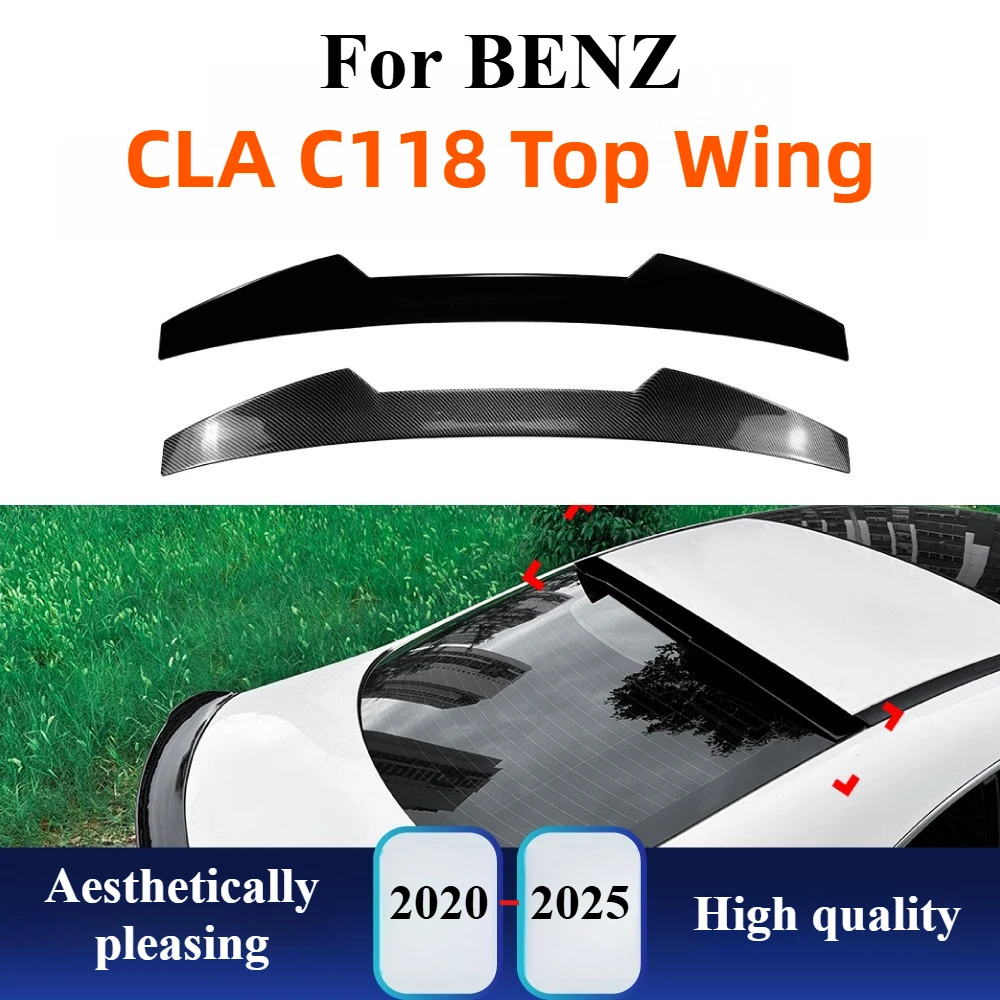 For Mercedes CLA Class C118 2020+ AMG Roof Spoiler Wing Rear Trunk Lip Spoiler Exterior Styling Modification Car Accessories