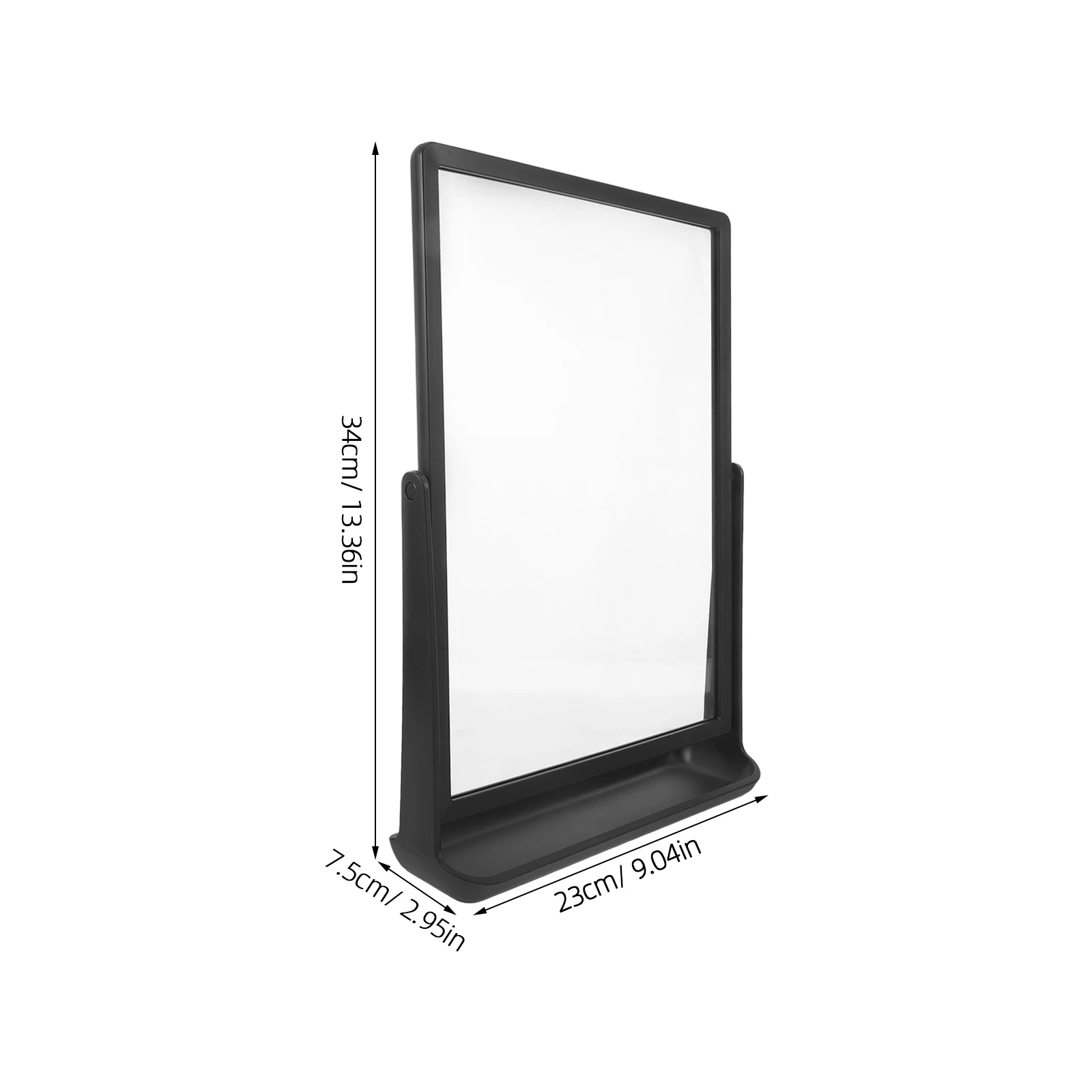 Présentoir de table Support de panneau double face 、 Menu double face transparent PMMA