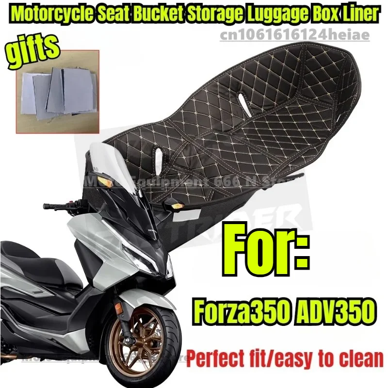 

Модификация мотоцикла, ковш для хранения сиденья для Forza 350/ADV350, чехол для багажного ящика из искусственной кожи, протектор, аксессуары для мотоциклов