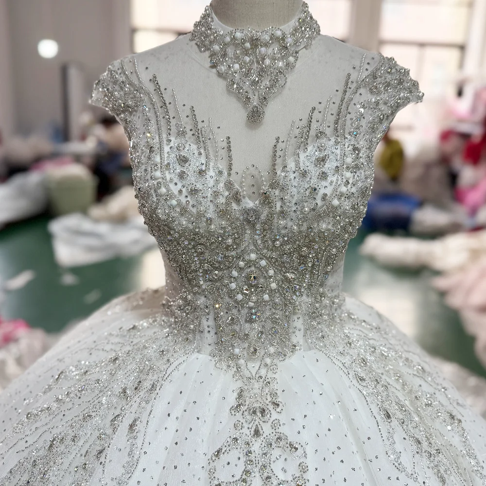 Abito da sposa Robe De Mariee Abito da ballo con maniche ad aletta Sweetheart con lacci sul retro Abito da sposa personalizzato