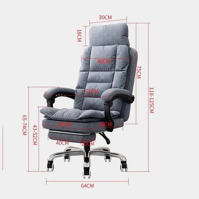 Luxury Contemporary Ergonomic Office Chair Nordic Stretch Comfy Gaming Chair Modern Comfortable Chaise De Jeux Gaming Furniture
