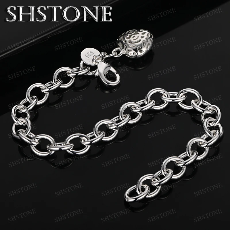 

925 Sterling Silver Bracelet Fashion Charm Hand Chain For Women Engagement Wedding Party Birthday Jewelry Gifts Accessories