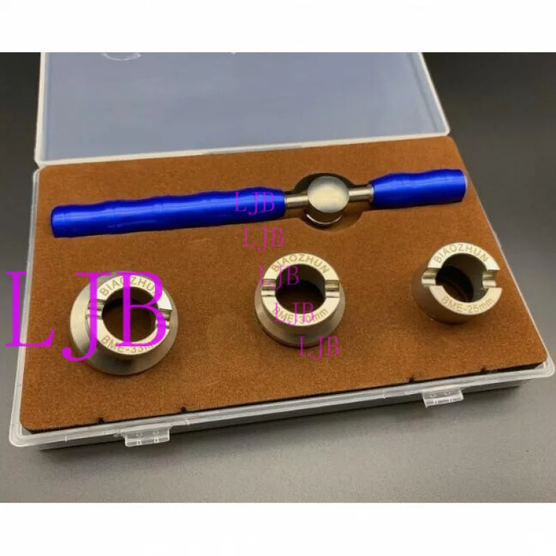 PARA DHL GRATIS PARA Baume & Mercier High Watch Back Case Opener Closer Remover 3 Troqueles