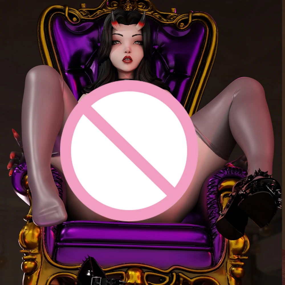 1/24 Scale NSFW Flor de cerejeira succubus Sexy Resin Figure Model Kit Unassembled Unpainted DIY Collectible Miniature Hobby Toy