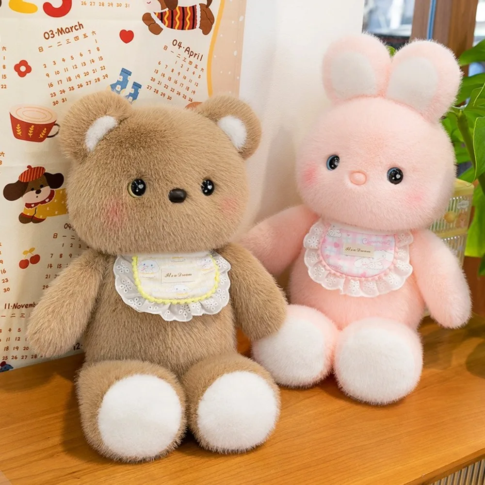 

New Running Bear Cartoon Rabbit Running Animal 45cm with Bib Accompany