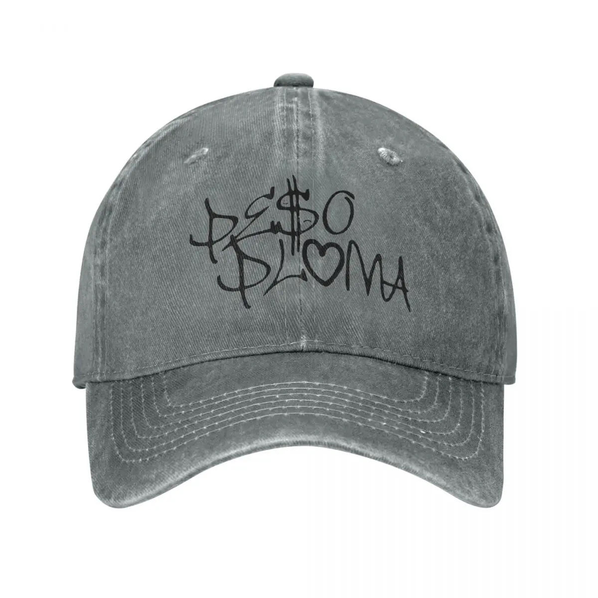 Baseball Caps Peso Pluma Logo Merchandise for Men Women Fashion Distressed Washed Hip Hop Snapback Cap