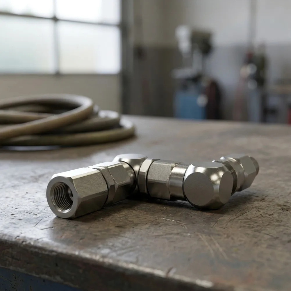 Z Type 360 Degree Swivel Joint 6500PSI Stainless Steel Rotary Connection For Airless Sprayer High Pressure Tool