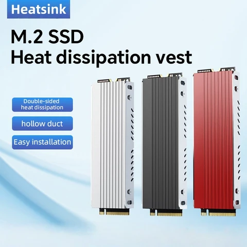 M.2 SSD Heatsink M2 2280 Solid State Hard Disk Aluminum Radiator with…