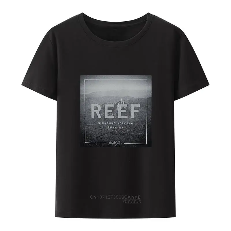 Reef Men\'s Photo Funny T Shirts Breathable Man Short Sleeve T-shirt O-neck Leisure Roupas Masculinas Pattern Camisetas Tops