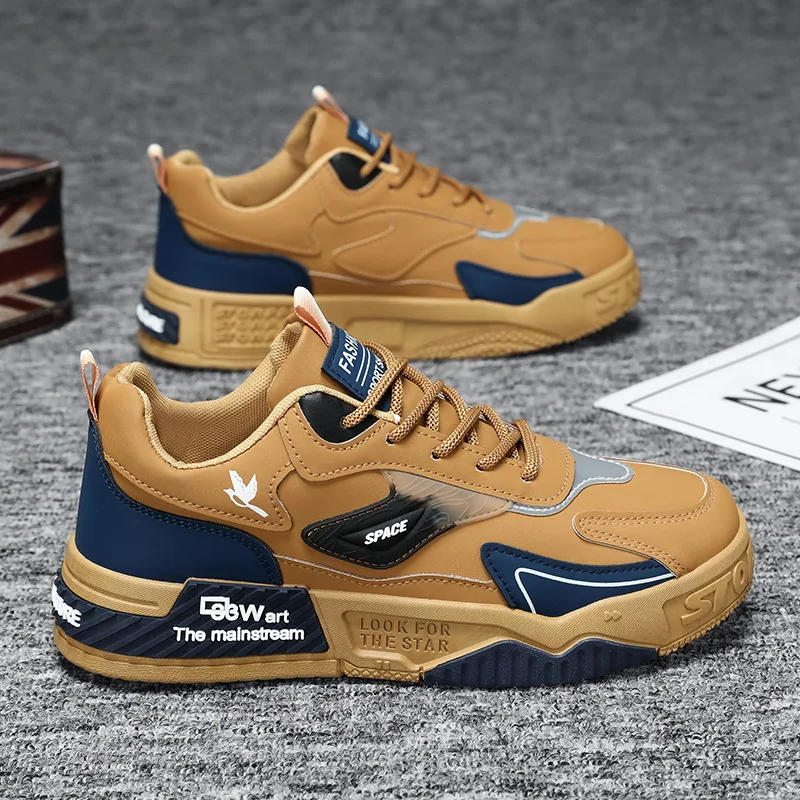 

New men's shoes, trendy and versatile casual shoes, thick-soled, comfortable and wear-resistant sports shoes