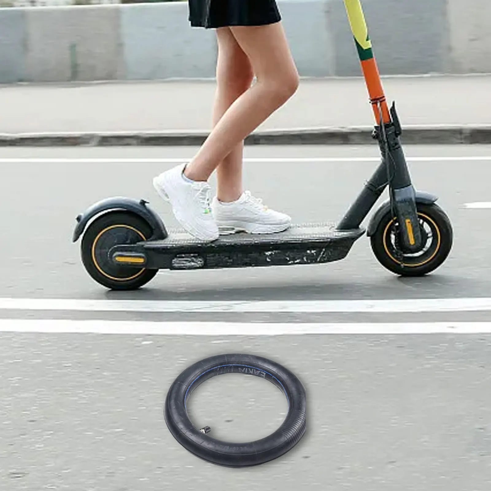 

Tyre Inner Tube 8.5 Inch Rubber Scooter 120g About 20*4cm Black For M365/365pro/1s Lite High Quality Practical