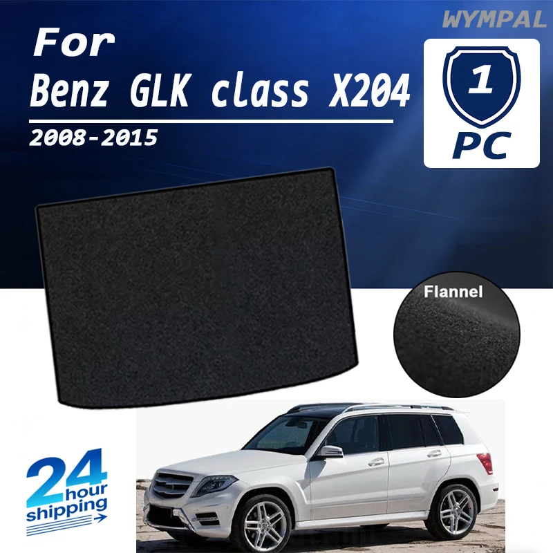 

Suede Car Trunk Storage Mat For Benz GLK class X204 2008-2015 Boot Cargo Liner Tray Trunk Luggage Floor Carpet Pad Auto black