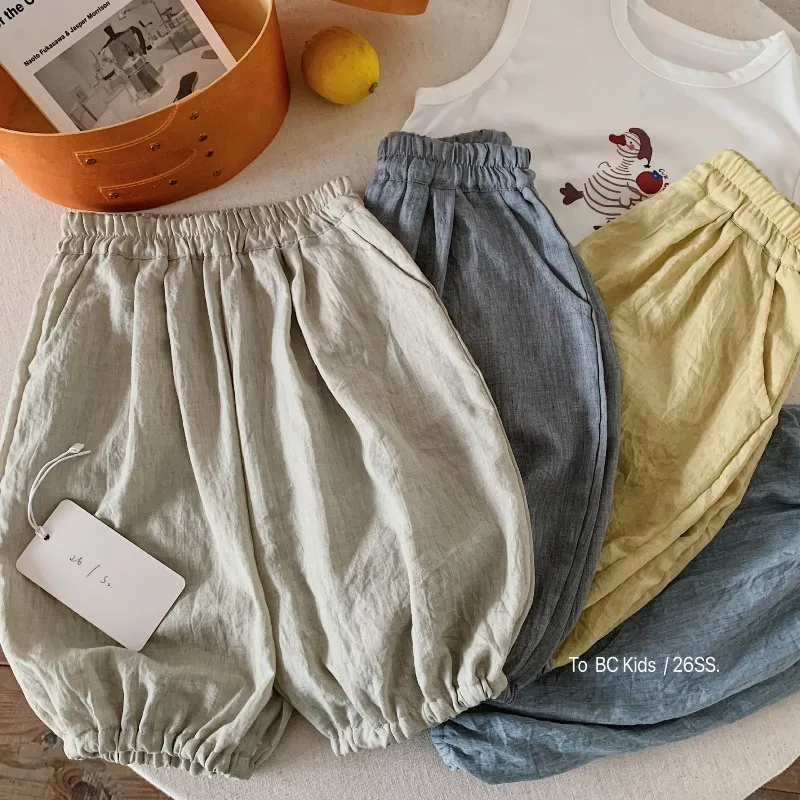 Anti-Mücken-Shorts für Kinder und Mädchen, RAISE, Sommer-Shorts für Kinder und Mädchen, einfarbige Shorts, weich, dünn, 2–8 Jahre, Jungen-Shorts, lässige Shorts für Kleinkinder und Jungen