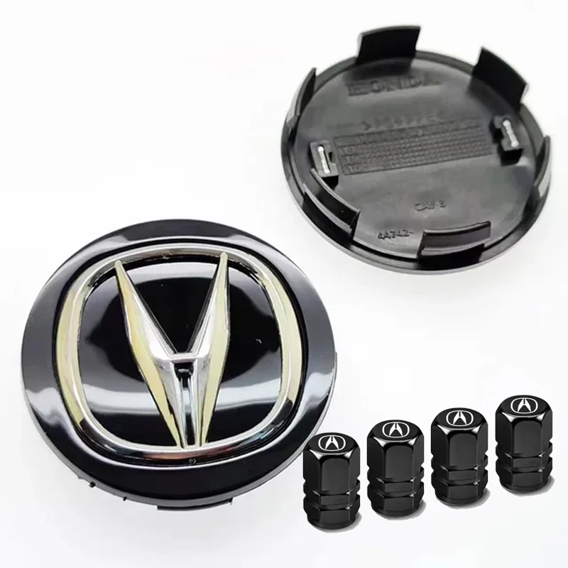 4pc 69mm tappi mozzo ruota auto concavo convesso copertura centrale Cap per Acura Integra TLX ILX RL NSX ZDX MDX RSX RLX Refit accessori