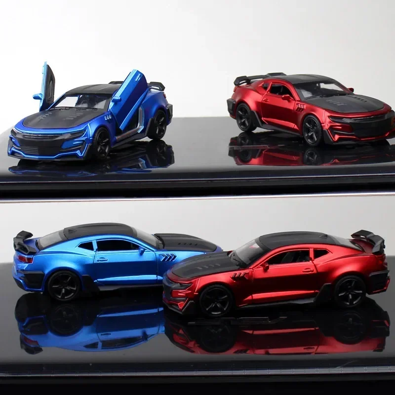 Modèle de voiture en alliage Chevrolet Camaro pour enfants, accessoires de jouets de sport, ornements de gâteau, nouveau, 1:36