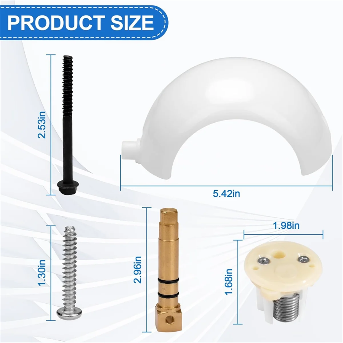 جديد 385318162 RV المرحاض دافق دواسة الكرة ومجموعة رمح للمراحيض تفريغ سيلاند Dometic ، L لمقطورة التخييم ومراحيض القوارب