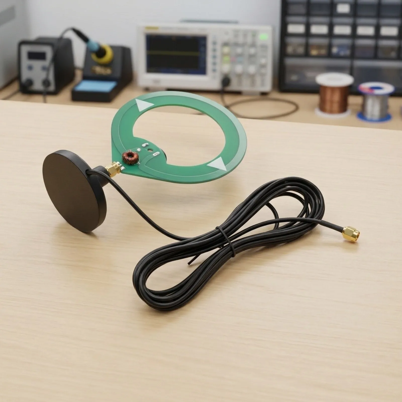 for antenna For Amateur Radio Use Donut for antenna 300cm Extension Cable FM Loop for antenna 75-135MHz Frequency Range For