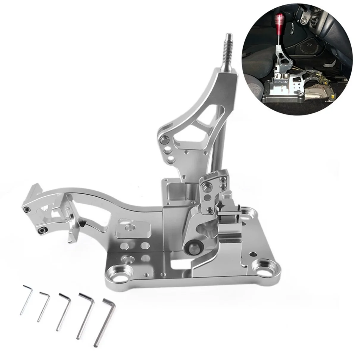 صندوق ناقل الحركة اليدوي للسيارة البارعة قاعدة رافعة التروس M10 لهوندا K Series Acura RSX CIvic 2001-2006 متينة