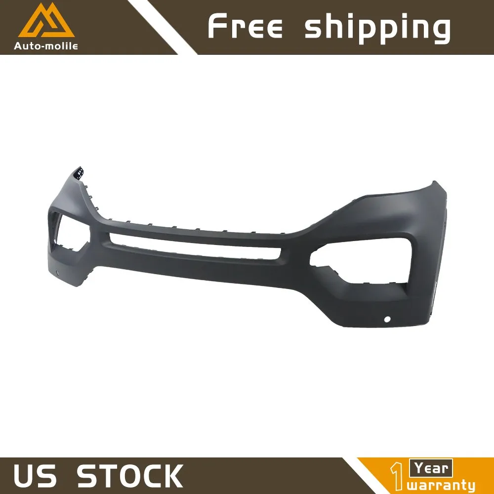 

Front Bumper Cover Primed+Front Bumper Upper Grille For Ford Explorer 2020 2021