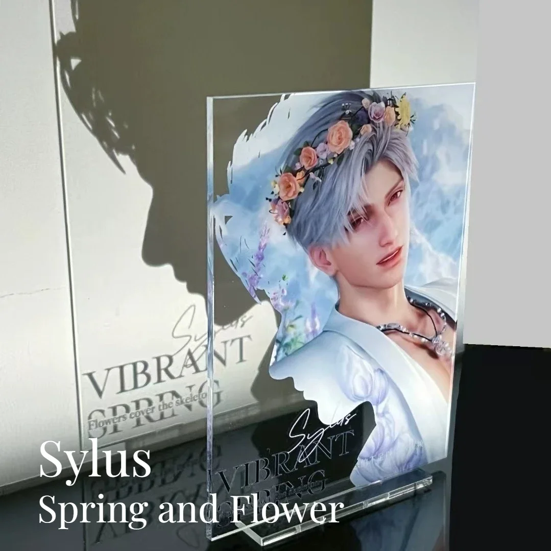 

Любовь и Глубокий космический Силус Циньче, красочные тени, подставка, орнамент, аниме, косплей, фигурка, подставка, украшение для рабочего стола, подарок для фанатов