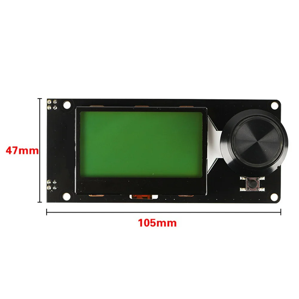 MINI12864 LCD Display Screen 5V for Marlin DIY with SD Card Holder, Print Accessories for Voron V2.4,RGB Backlight White