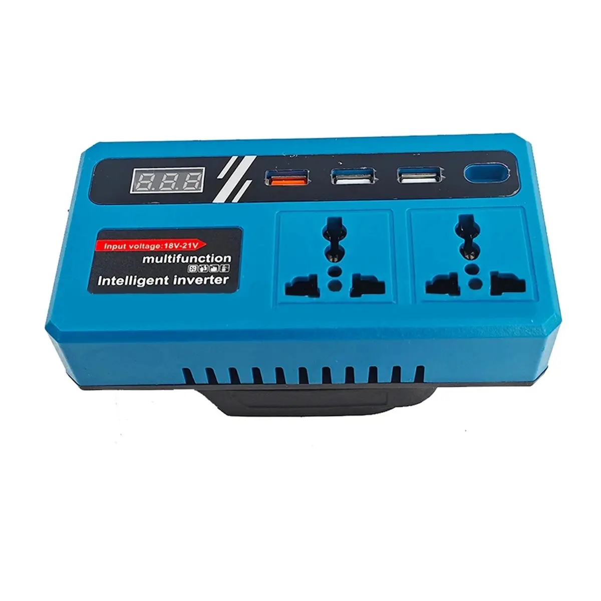 A43TBG Smart DC to AC 18-21V to 220V Battery Inverter with USB/TYPE-C for Outdoor Adventures